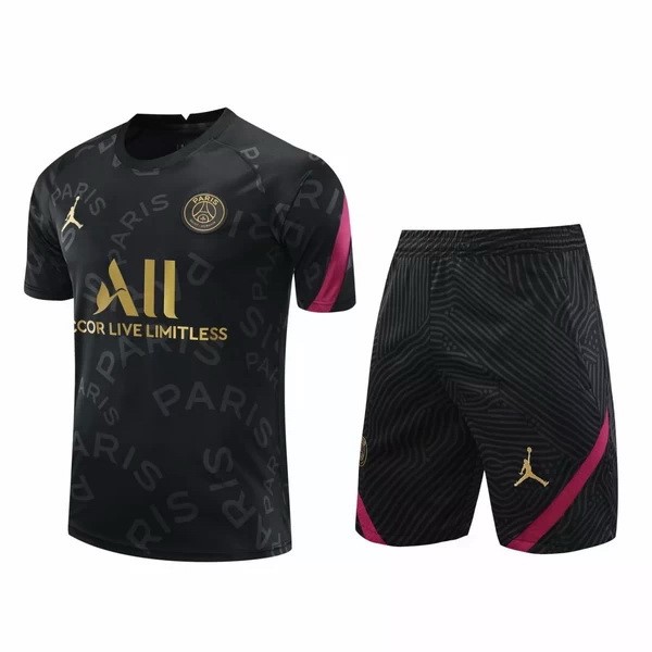 Entrenamiento Paris Saint Germain Conjunto Completo 2020-2021 Negro Oro